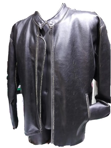Giubbino biker ecopelle uomo - biker,