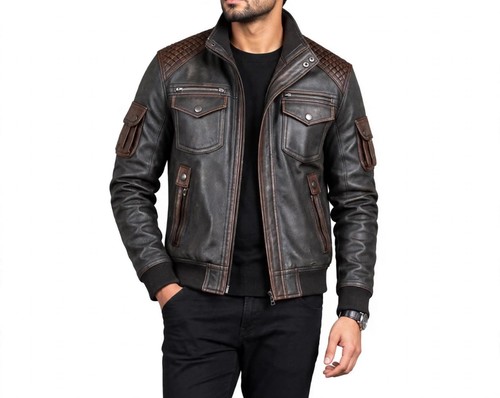 Giacca biker uomo - biker, pelle