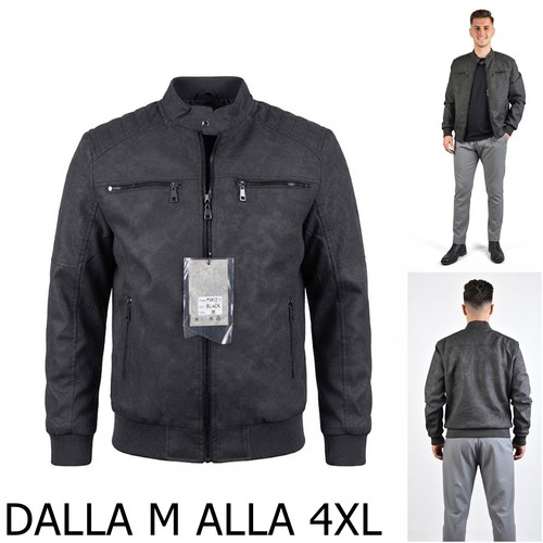 Giubbotto eco pelle uomo - in,