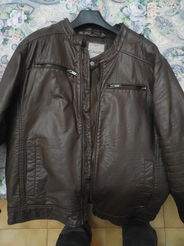 Giacca pelle giubbino in - pelle,