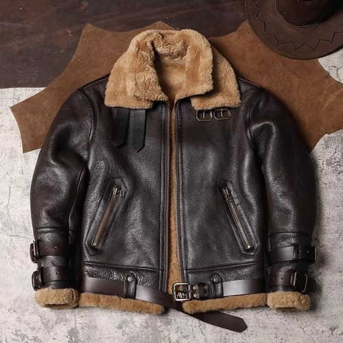 Cappotto invernale uomo pelle