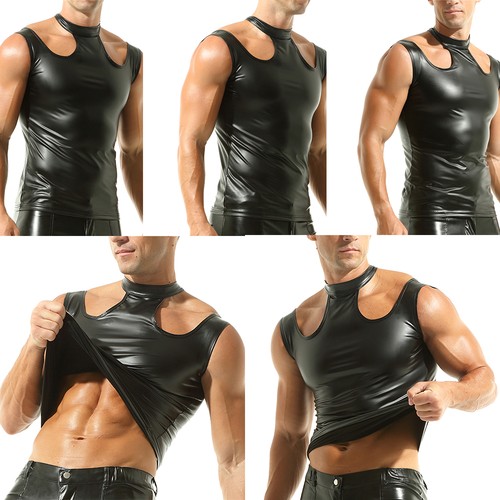 Gilet uomo nero smanicato