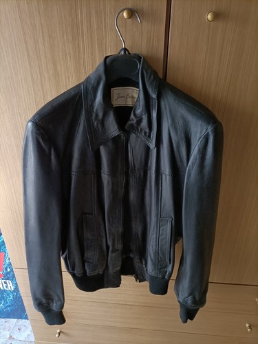 Giubbino ecopelle nero - giubbino,