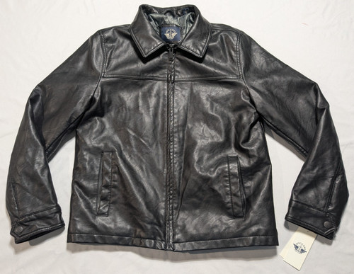 Dockers giacca ecopelle nera - ecopelle,