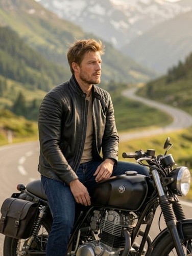 Giacca bomber moto - giacca,