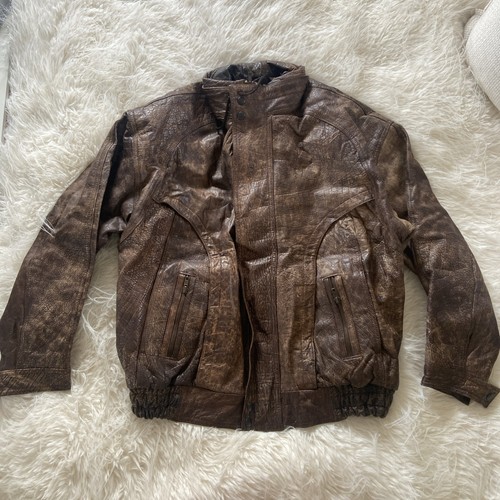 Giacca ecopelle uomo