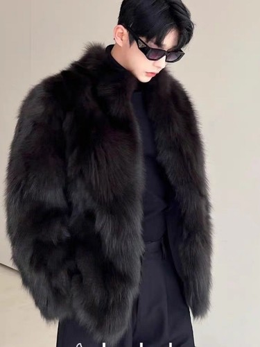 Pelliccia pelle uomo cappotti - pelliccia,