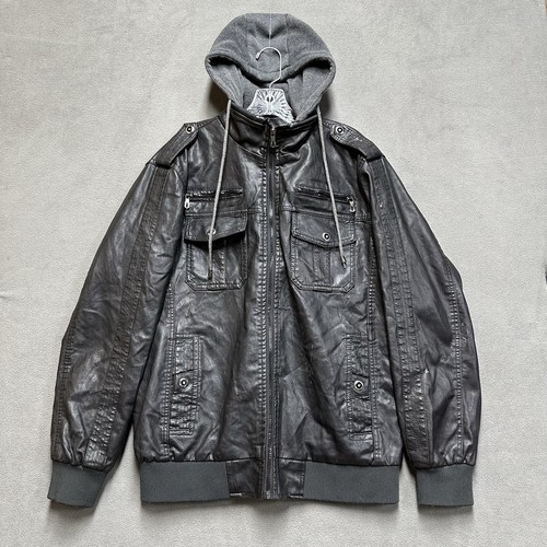Giacca ecopelle uomo full - giacca,