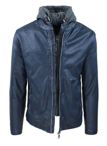 Giubbotto ecopelle biker uomo - ecopelle,