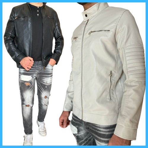 Giubbotto pelle uomo - pelle,
