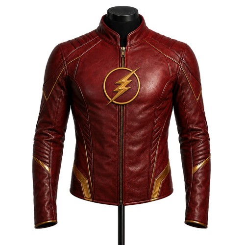 The flash giacca pelle - flash,
